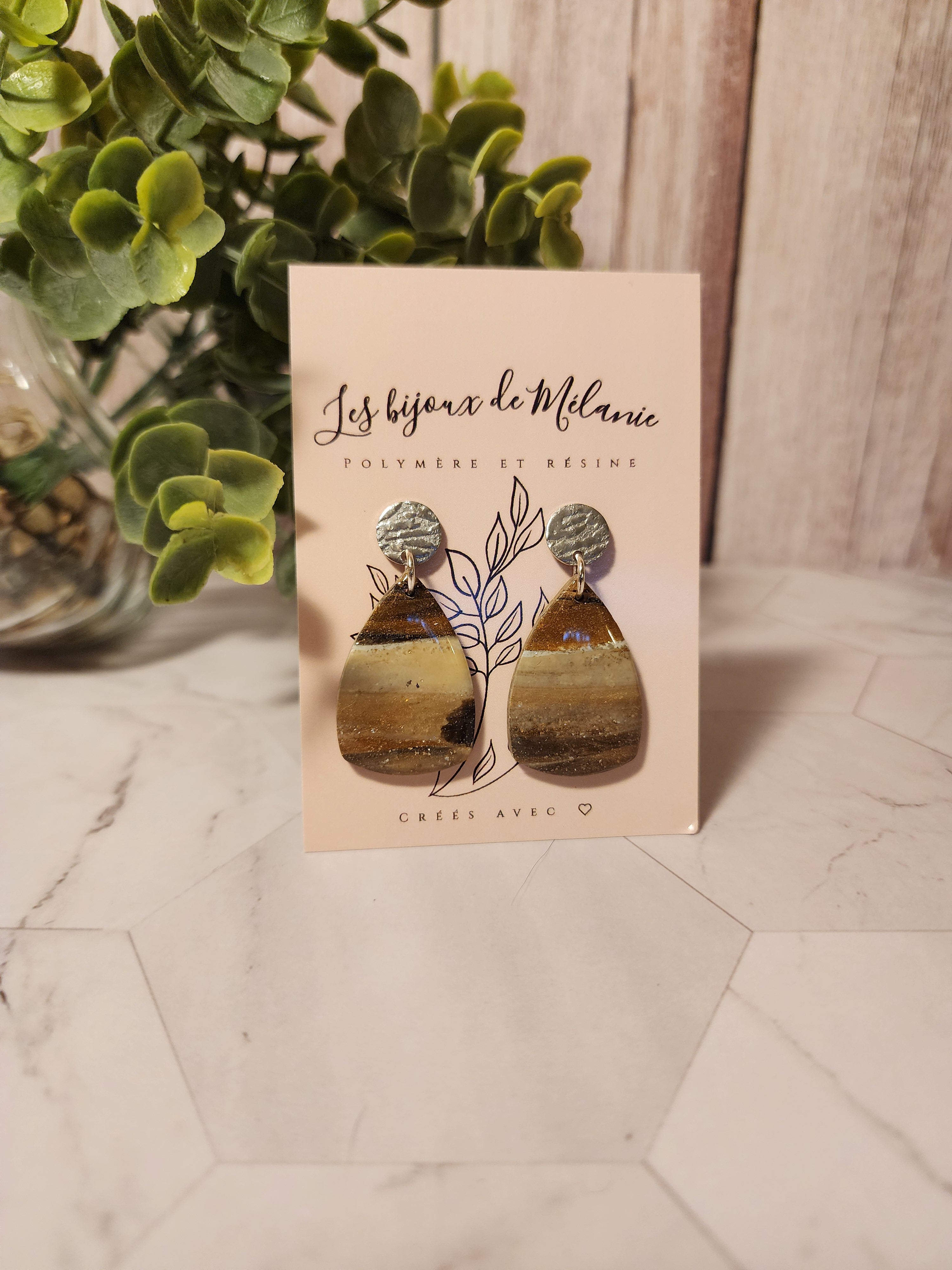 Boucles d'oreilles pendantes